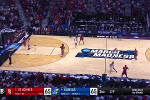 太刺激！瘋三32進16，圣約翰大學壓哨絕殺堪薩斯，狀元熱門回家