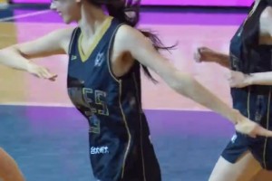 這個兄真喜?? 啦啦隊穿上籃球衣的魅力真是蓋不住！